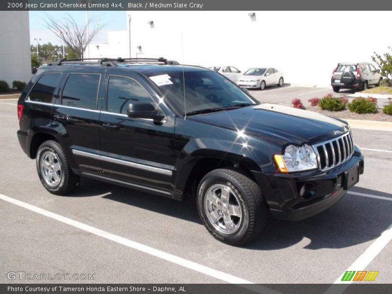 Black / Medium Slate Gray 2006 Jeep Grand Cherokee Limited 4x4