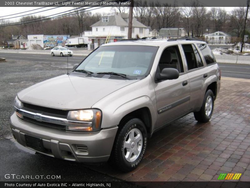 Light Pewter Metallic / Medium Pewter 2003 Chevrolet TrailBlazer LS