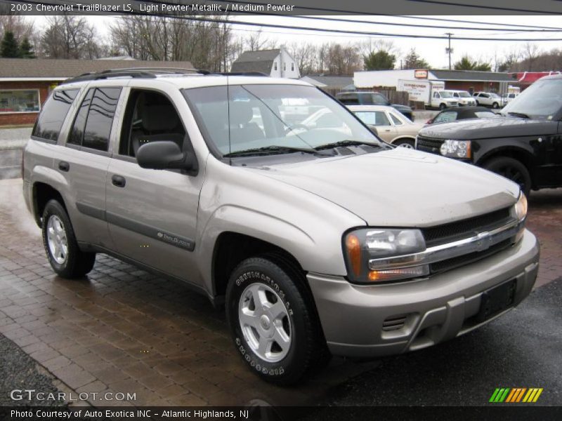 Light Pewter Metallic / Medium Pewter 2003 Chevrolet TrailBlazer LS