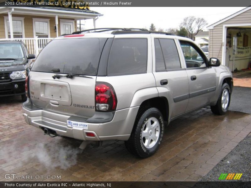 Light Pewter Metallic / Medium Pewter 2003 Chevrolet TrailBlazer LS