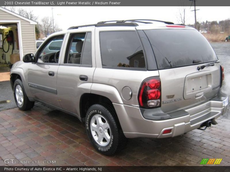 Light Pewter Metallic / Medium Pewter 2003 Chevrolet TrailBlazer LS