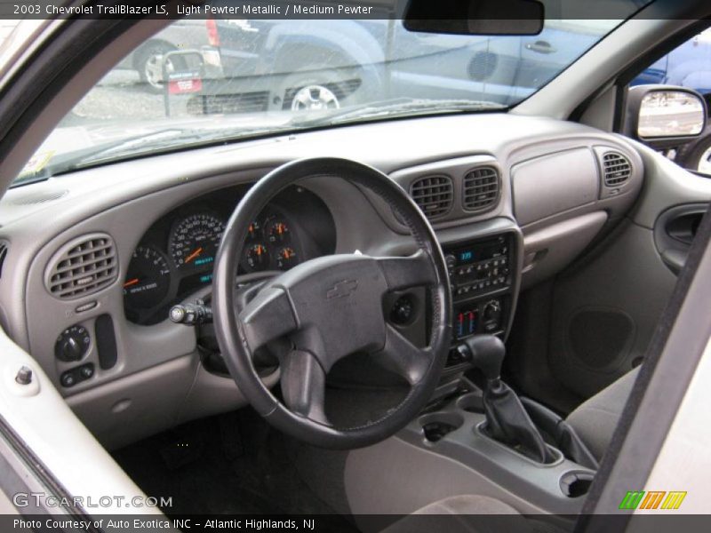 Light Pewter Metallic / Medium Pewter 2003 Chevrolet TrailBlazer LS