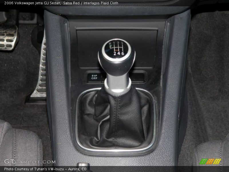 Salsa Red / Interlagos Plaid Cloth 2006 Volkswagen Jetta GLI Sedan