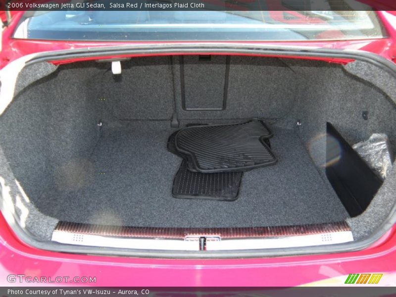 Salsa Red / Interlagos Plaid Cloth 2006 Volkswagen Jetta GLI Sedan