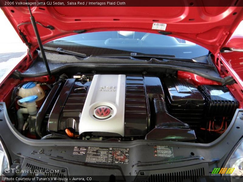 Salsa Red / Interlagos Plaid Cloth 2006 Volkswagen Jetta GLI Sedan