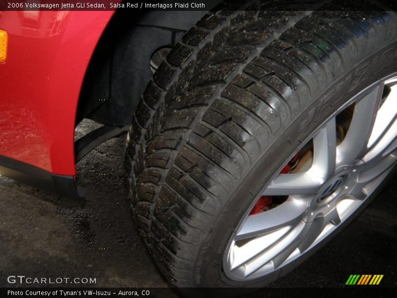 Salsa Red / Interlagos Plaid Cloth 2006 Volkswagen Jetta GLI Sedan