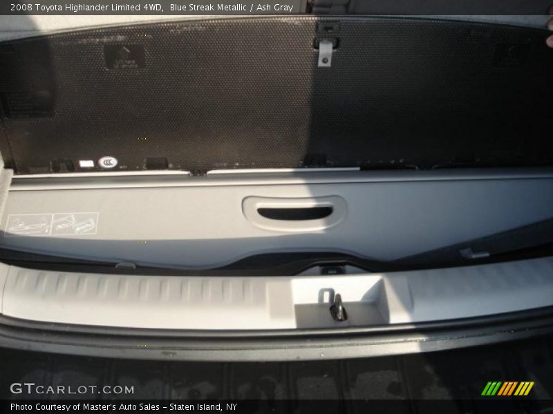 Blue Streak Metallic / Ash Gray 2008 Toyota Highlander Limited 4WD