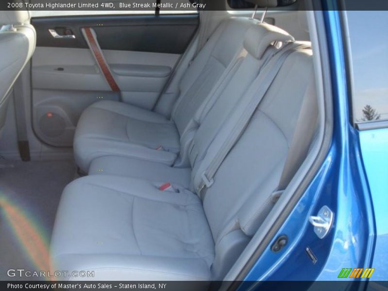 Blue Streak Metallic / Ash Gray 2008 Toyota Highlander Limited 4WD