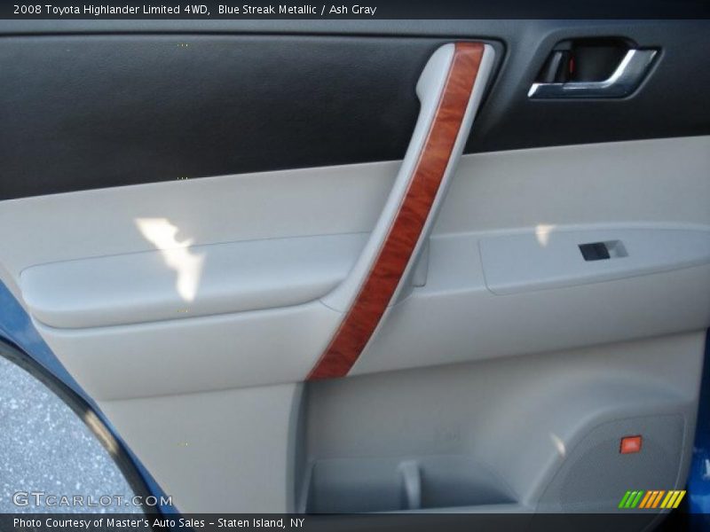 Blue Streak Metallic / Ash Gray 2008 Toyota Highlander Limited 4WD