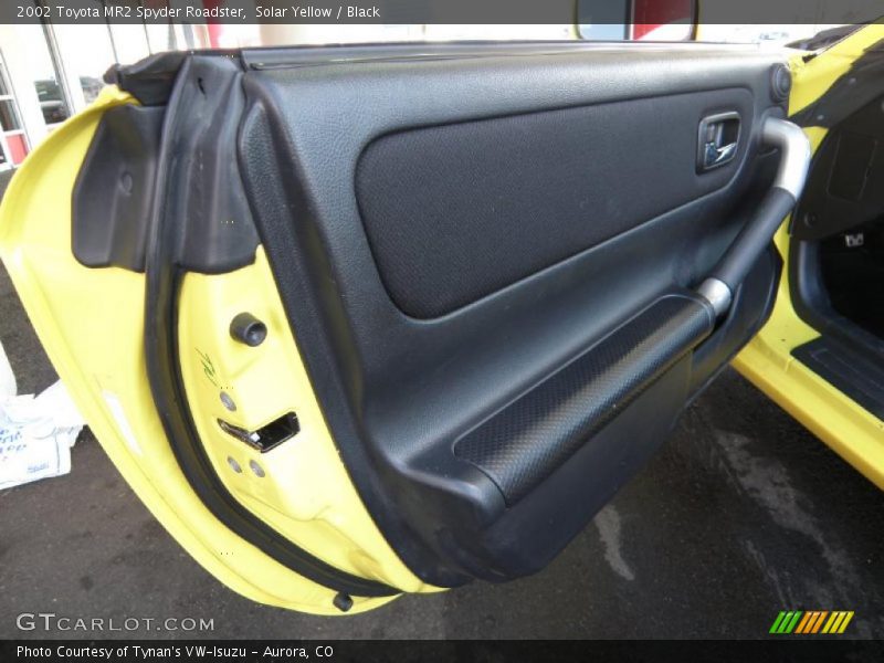 Solar Yellow / Black 2002 Toyota MR2 Spyder Roadster