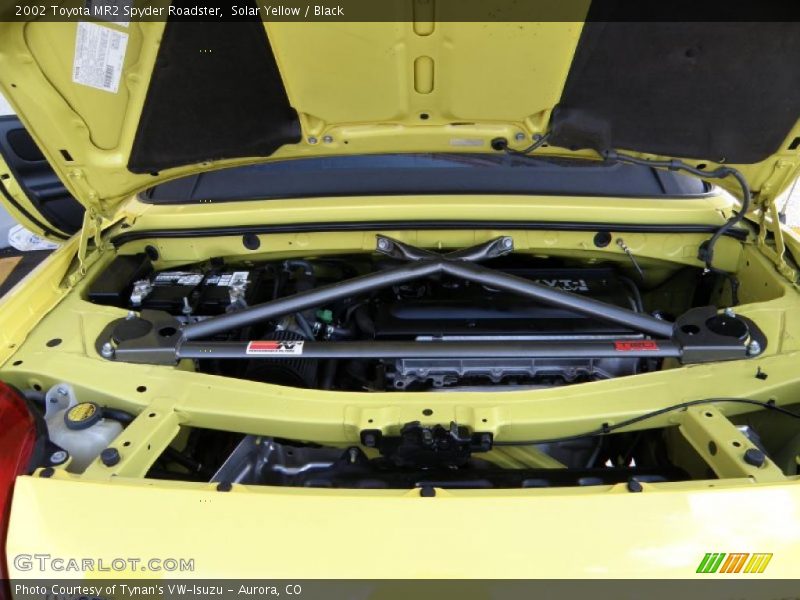 Solar Yellow / Black 2002 Toyota MR2 Spyder Roadster