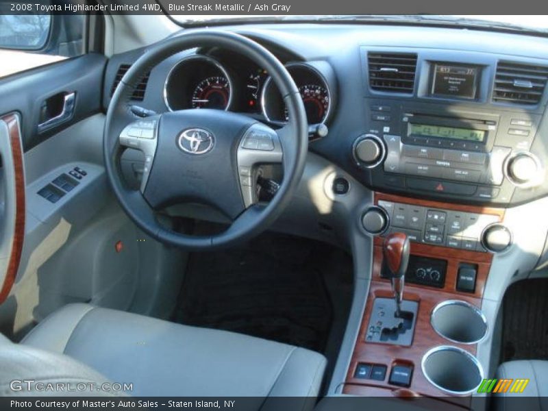 Blue Streak Metallic / Ash Gray 2008 Toyota Highlander Limited 4WD
