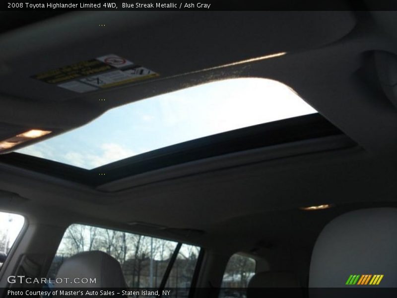 Blue Streak Metallic / Ash Gray 2008 Toyota Highlander Limited 4WD