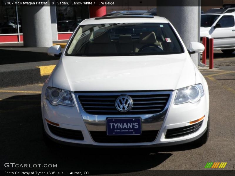 Candy White / Pure Beige 2007 Volkswagen Passat 2.0T Sedan
