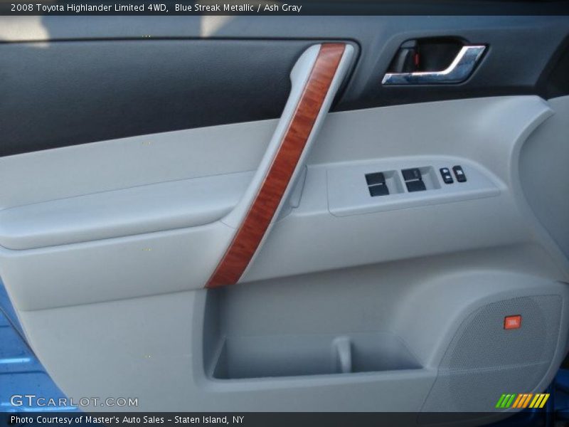 Blue Streak Metallic / Ash Gray 2008 Toyota Highlander Limited 4WD