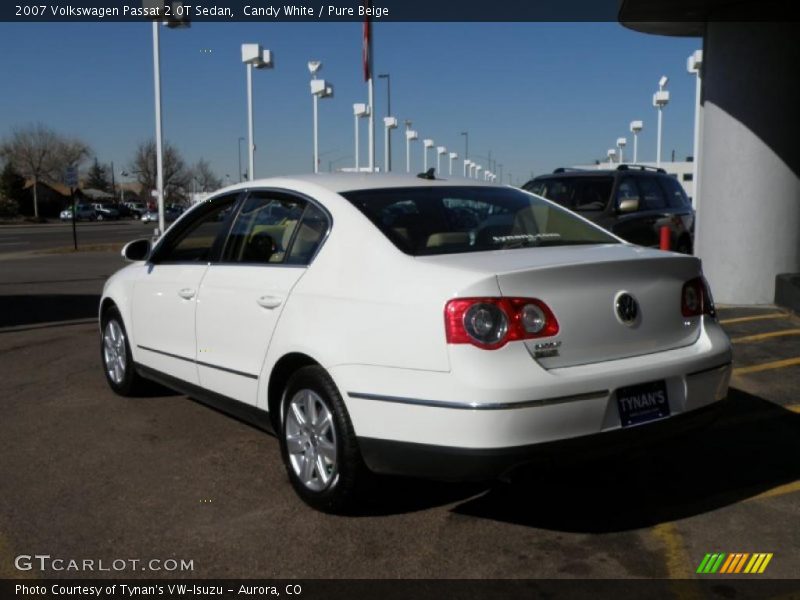 Candy White / Pure Beige 2007 Volkswagen Passat 2.0T Sedan