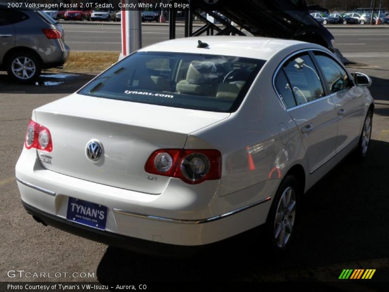 Candy White / Pure Beige 2007 Volkswagen Passat 2.0T Sedan