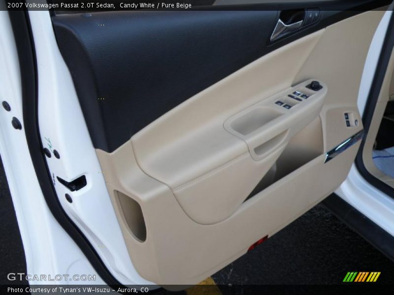 Candy White / Pure Beige 2007 Volkswagen Passat 2.0T Sedan