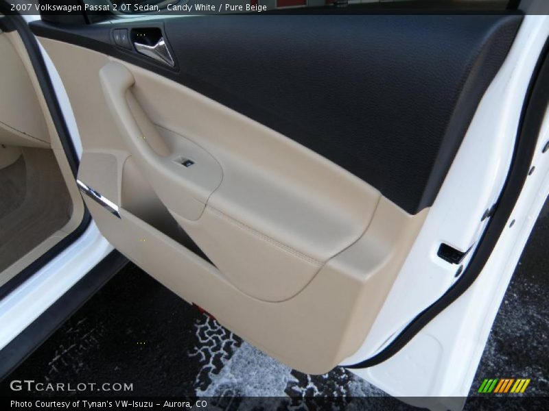 Candy White / Pure Beige 2007 Volkswagen Passat 2.0T Sedan