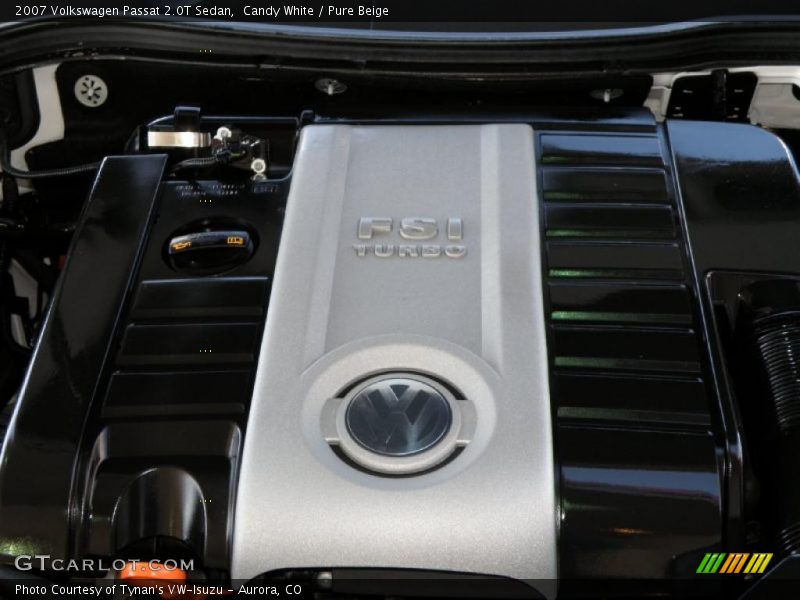 Candy White / Pure Beige 2007 Volkswagen Passat 2.0T Sedan