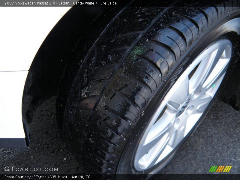 Candy White / Pure Beige 2007 Volkswagen Passat 2.0T Sedan