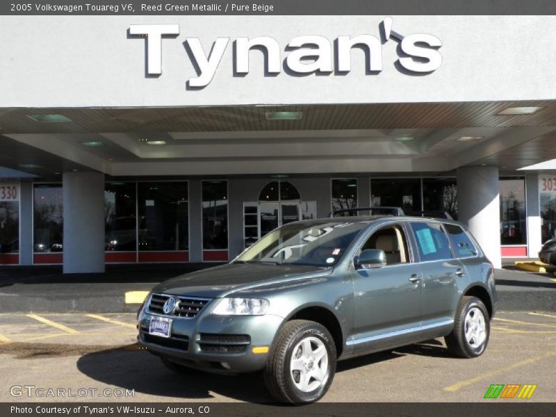 Reed Green Metallic / Pure Beige 2005 Volkswagen Touareg V6