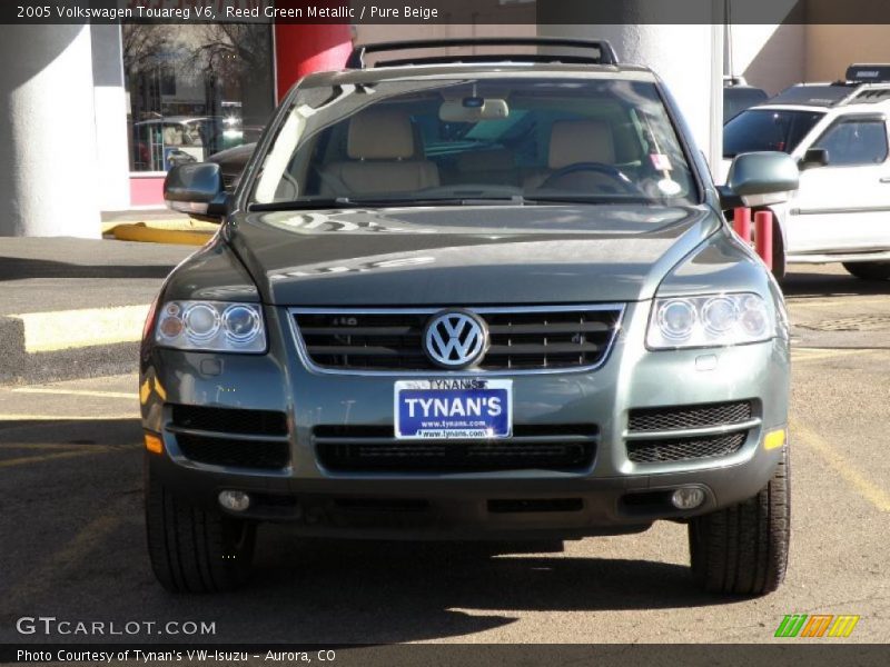 Reed Green Metallic / Pure Beige 2005 Volkswagen Touareg V6