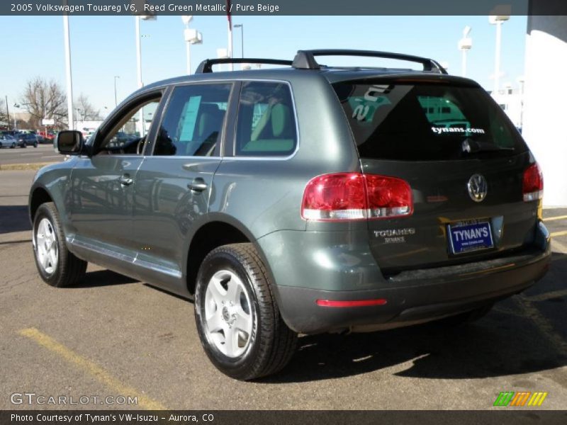 Reed Green Metallic / Pure Beige 2005 Volkswagen Touareg V6
