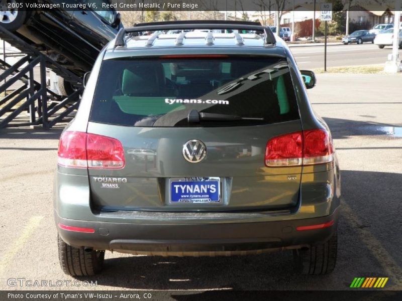 Reed Green Metallic / Pure Beige 2005 Volkswagen Touareg V6