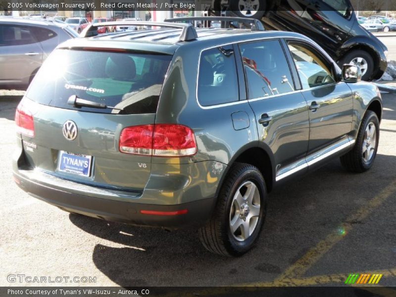Reed Green Metallic / Pure Beige 2005 Volkswagen Touareg V6