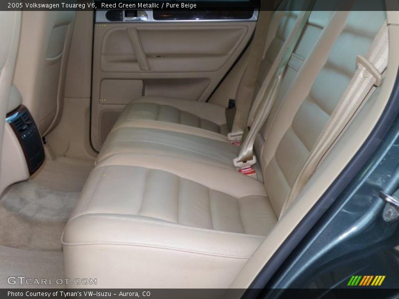 Reed Green Metallic / Pure Beige 2005 Volkswagen Touareg V6