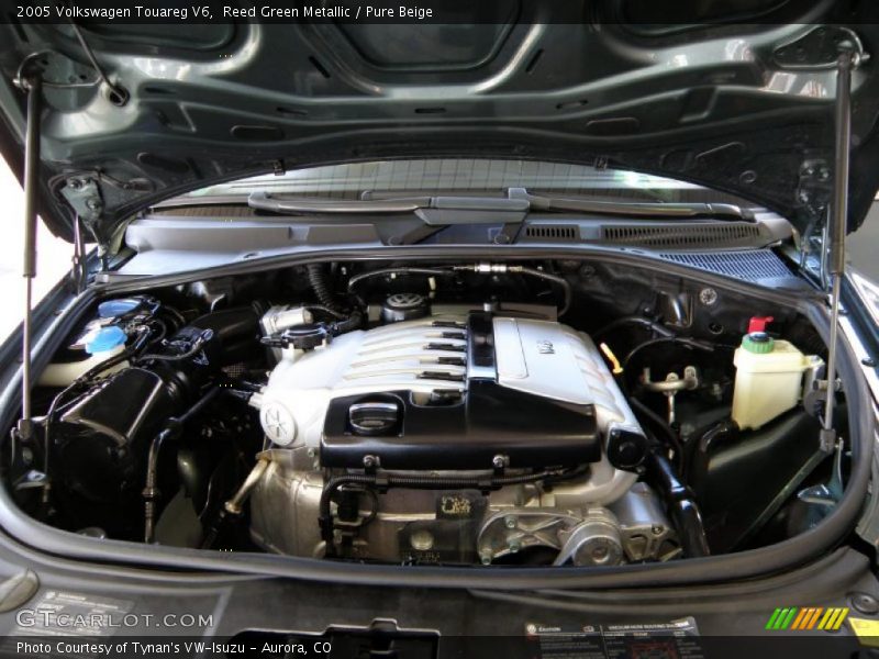 Reed Green Metallic / Pure Beige 2005 Volkswagen Touareg V6