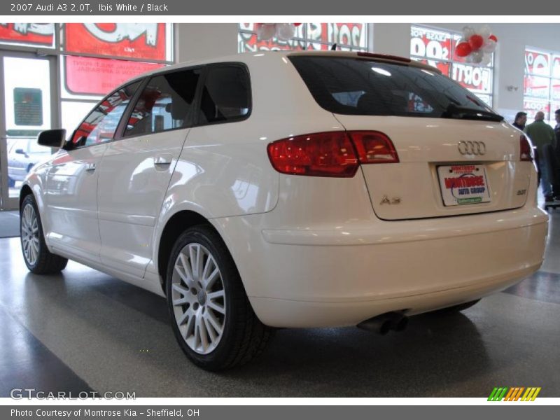 Ibis White / Black 2007 Audi A3 2.0T