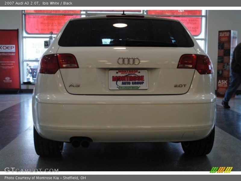 Ibis White / Black 2007 Audi A3 2.0T