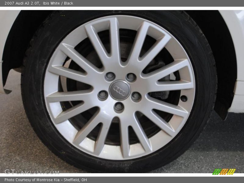 Ibis White / Black 2007 Audi A3 2.0T