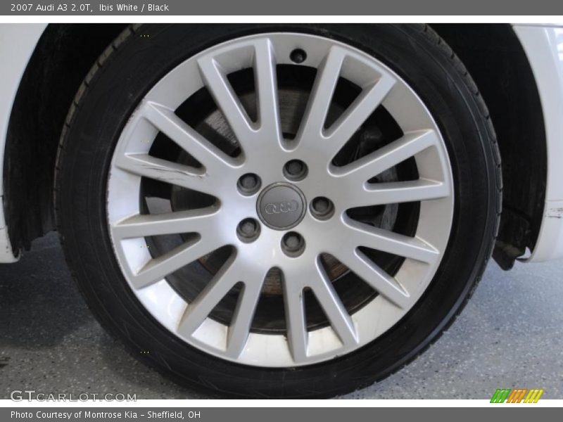Ibis White / Black 2007 Audi A3 2.0T