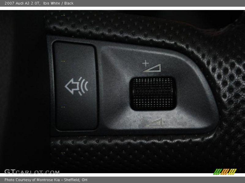 Ibis White / Black 2007 Audi A3 2.0T