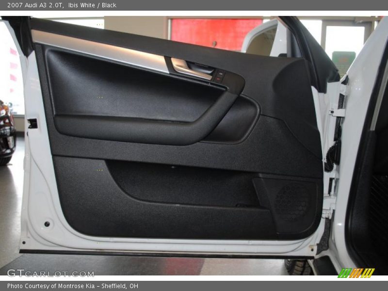 Ibis White / Black 2007 Audi A3 2.0T