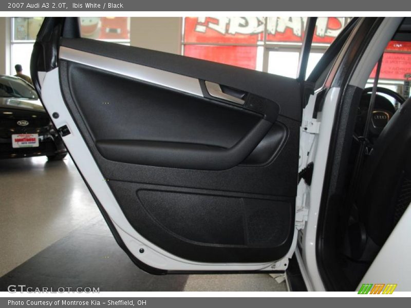 Ibis White / Black 2007 Audi A3 2.0T