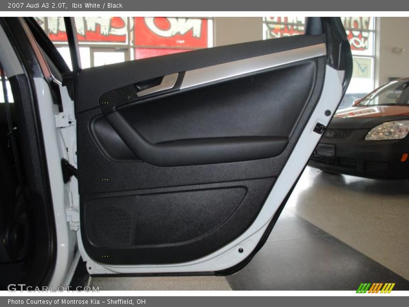 Ibis White / Black 2007 Audi A3 2.0T