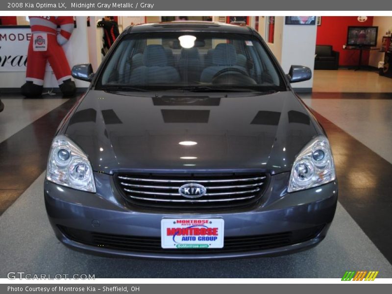Midnight Gray Metallic / Gray 2008 Kia Optima LX