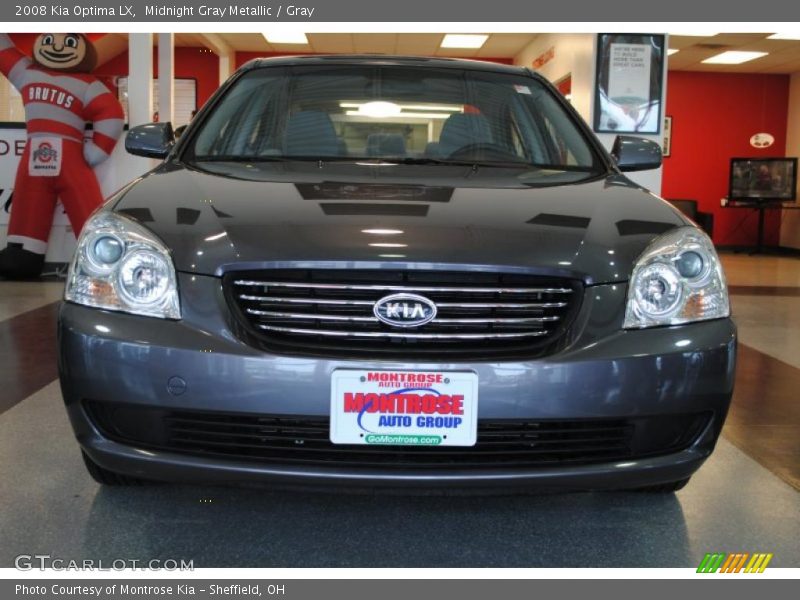 Midnight Gray Metallic / Gray 2008 Kia Optima LX