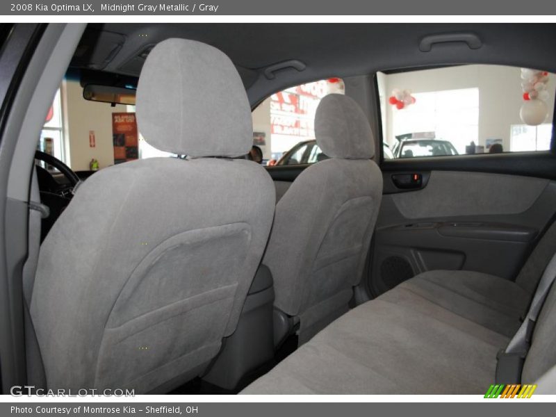Midnight Gray Metallic / Gray 2008 Kia Optima LX