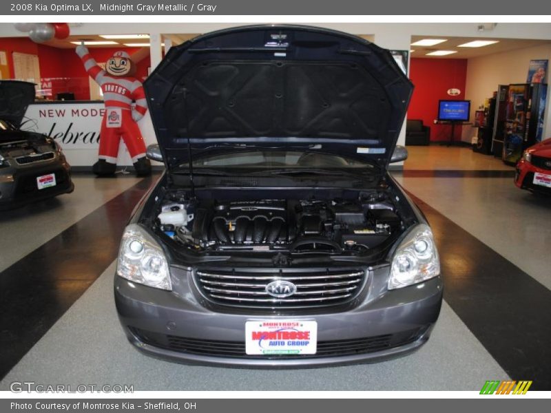 Midnight Gray Metallic / Gray 2008 Kia Optima LX