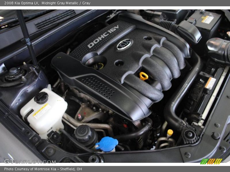 Midnight Gray Metallic / Gray 2008 Kia Optima LX