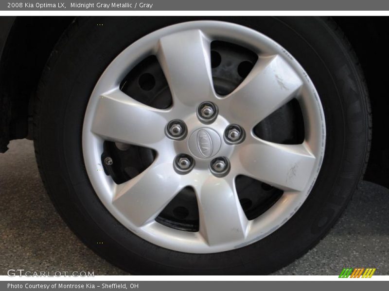 Midnight Gray Metallic / Gray 2008 Kia Optima LX