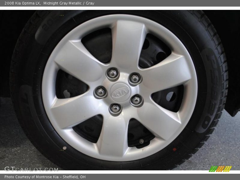 Midnight Gray Metallic / Gray 2008 Kia Optima LX