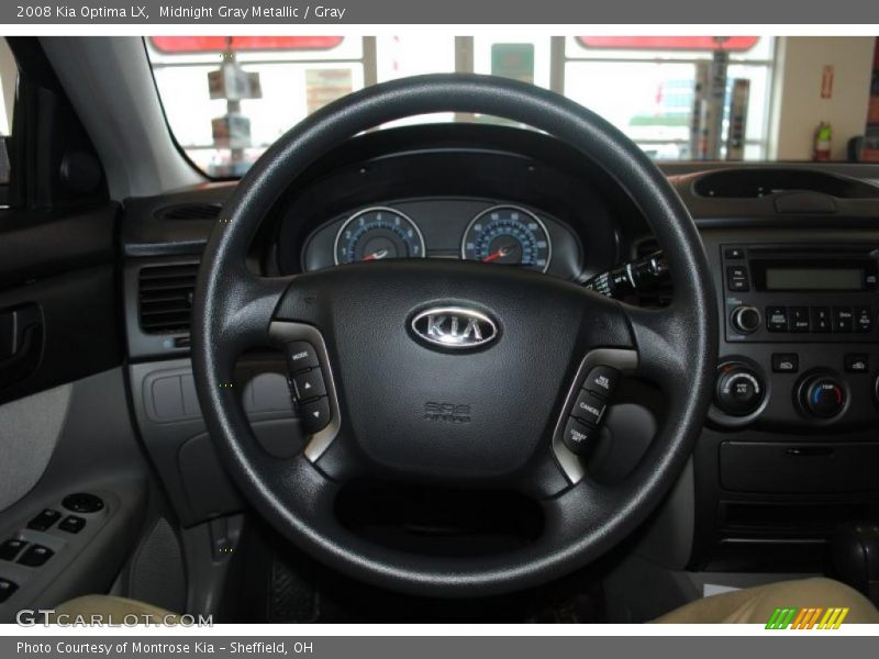 Midnight Gray Metallic / Gray 2008 Kia Optima LX