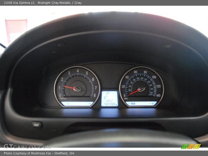 Midnight Gray Metallic / Gray 2008 Kia Optima LX