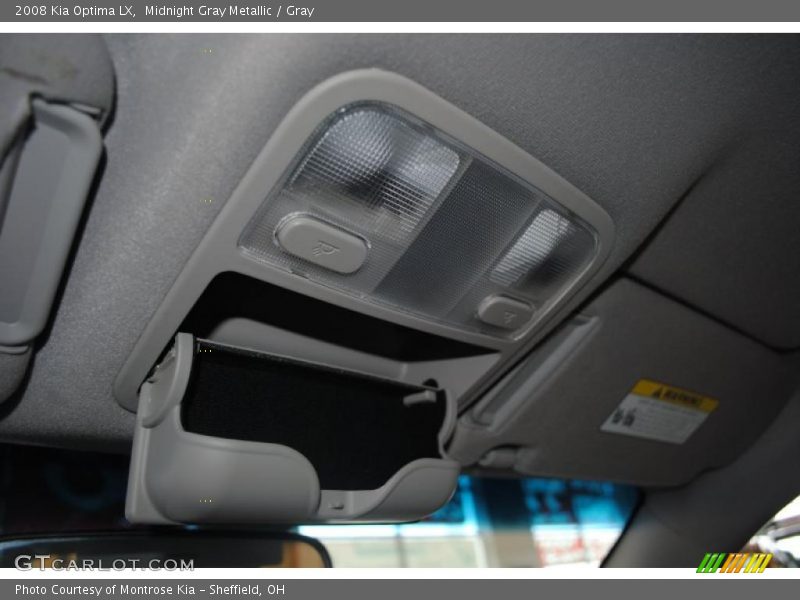 Midnight Gray Metallic / Gray 2008 Kia Optima LX